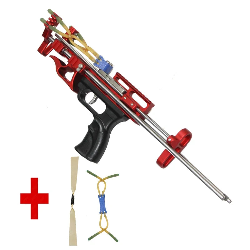 Wolf King Powerful Slingshot Rifle – Mechanical Hunting Catapult, Portable Outdoor Distance Shooting Toy for Precision Use