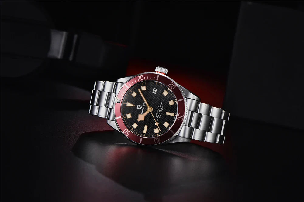 PAGANI DESIGN 2025 BB58 Men's Watch – Retro Automatic NH35A Mechanical, Luxury 100M Waterproof Wristwatch