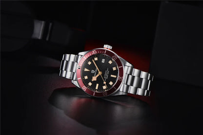 PAGANI DESIGN 2025 BB58 Men's Watch – Retro Automatic NH35A Mechanical, Luxury 100M Waterproof Wristwatch