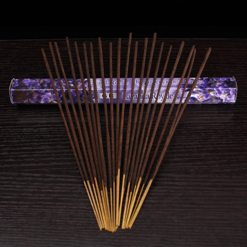 20 Sticks Indian Incense – White Sage, Lavender, Yoga & Sea Breeze Scents for Meditation, Air Purification & Aromatherapy