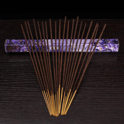 20 Sticks Indian Incense – White Sage, Lavender, Yoga & Sea Breeze Scents for Meditation, Air Purification & Aromatherapy