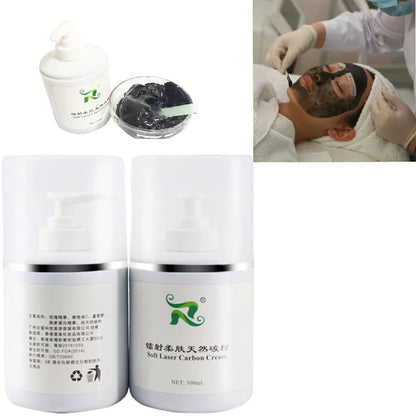 Original 300ml Soft Laser Carbon Cream Gel for ND YAG Laser – Skin Rejuvenation, Whitening, Pore Shrink & Blackhead Removal