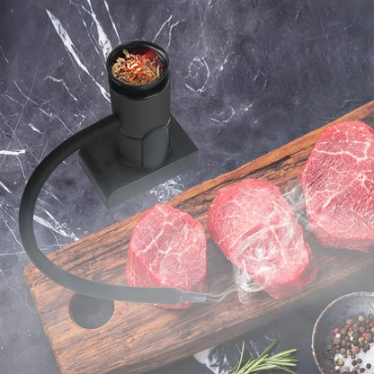 BORUiT SK305 Smoke Infuser – Portable Molecular Cuisine Smoking Gun, Cold Smoke Generator for Meat, BBQ & Cocktails