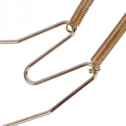 Stainless Steel Plate Holder Hanger - Wall-Mounted Spring Hook for Plates and Home Decoration - Multi-Purpose Kitchen Organizer