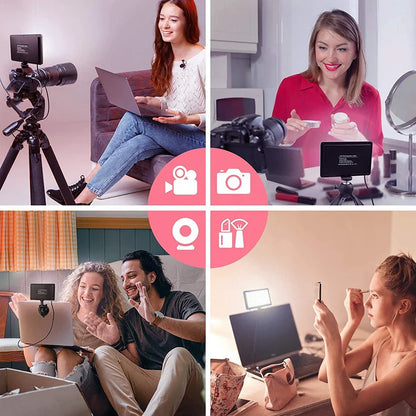 LED Photography Video Light Panel Kit - RGB Lighting for Studio, YouTube & Live Streaming with Tripod Stand