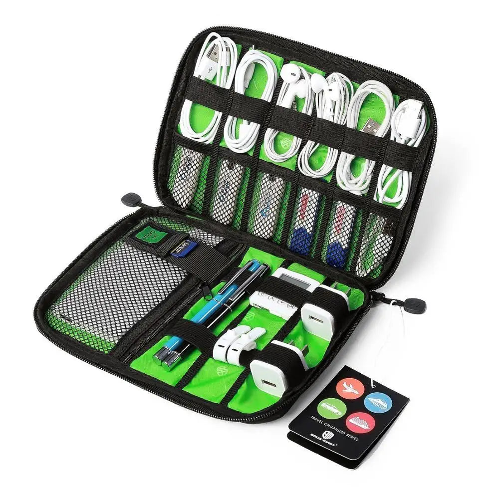 UTHAI T47 Portable Storage Bag – HDD, SSD, USB, Earphone & Charger Organizer Travel Case