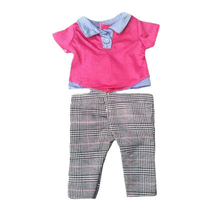 Baby Doll Bikini Outfit — Fits 43cm Born Bebe and 18-Inch American Dolls, Doll Clothes Set