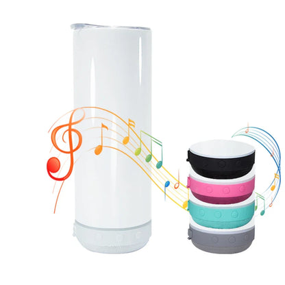 20oz Bluetooth Speaker Stainless Steel Tumbler for Sublimation