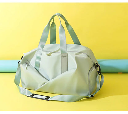 Women's Sports Gym Bag - Travel Dry Wet Tote, Multifunctional Weekend Duffle for Fitness, Yoga & Swimming