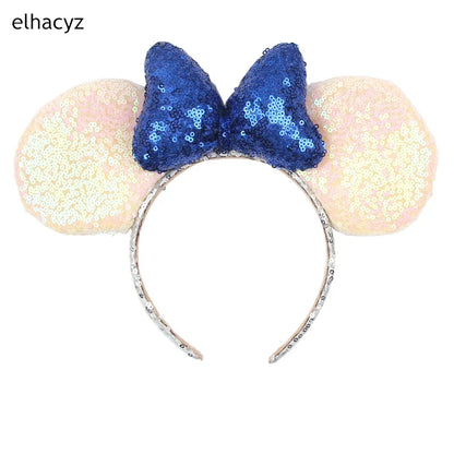 Big Classic Polka Dot Bow Minnie Mouse Ears Headband – Festival & Party Hairband for Women & Girls, Disney Trip Accessories