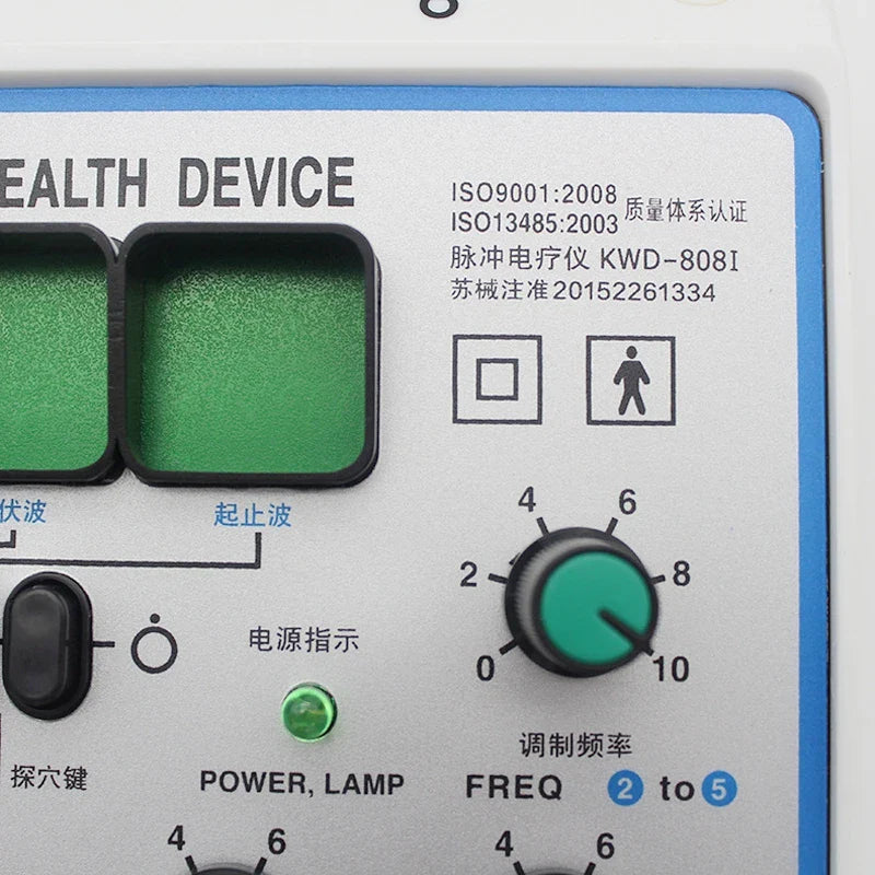 Electro Acupuncture Stimulator Machine – Nerve & Muscle Therapy with 6 Waveforms, 6 Output EMS Massager
