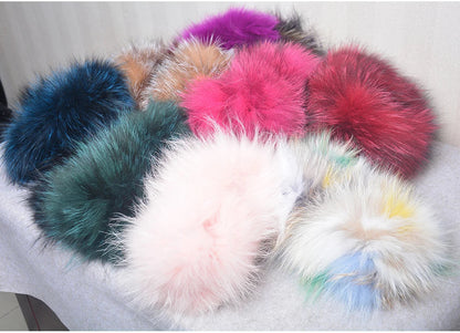 2025 Real Fox Fur Scarf and Headband – Luxury Winter Neck Warmer for Women, 100% Natural Fur, Elastic Ring Muffler