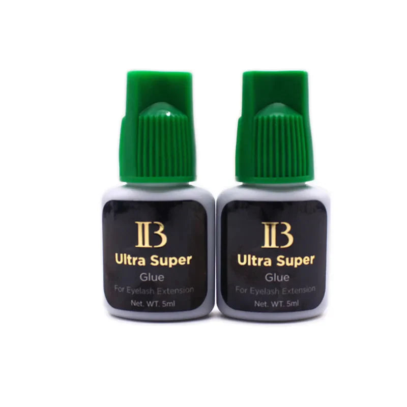 IB Ultra Super Glue for Eyelash Extensions — 5ml Korean Fast-Drying Strong Lash Adhesive, Long-Lasting
