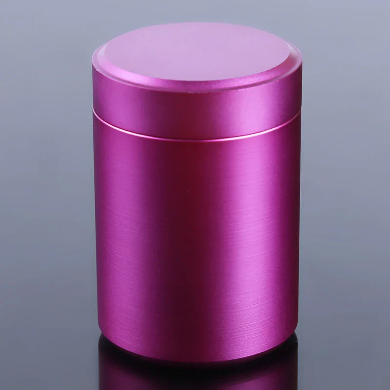 New Airtight Smell-Proof Stainless Steel Container — Mini Tea & Herb Stash Jar for Tea, Coffee Storage