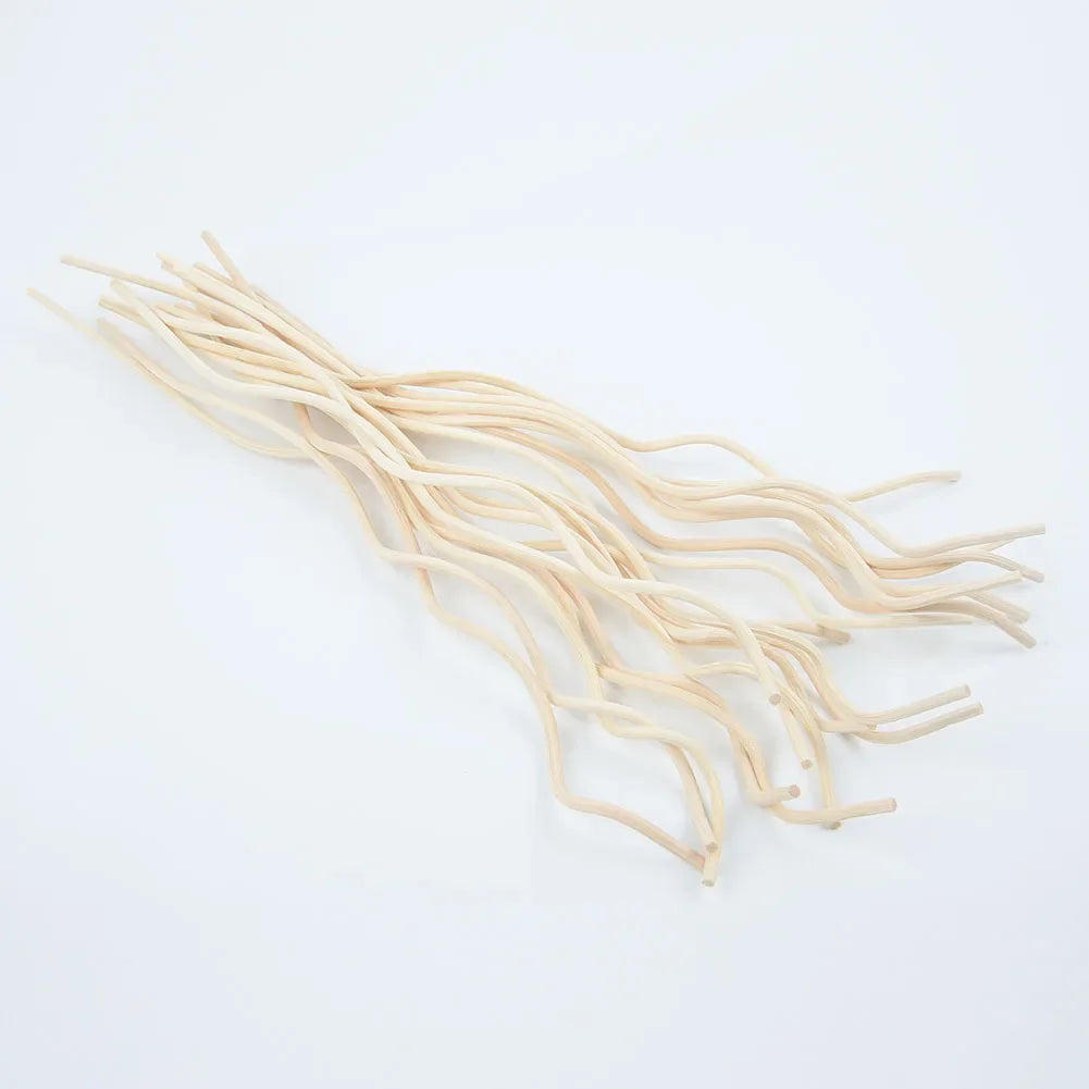 20PCS Diffuser Sticks – Long Wavy Rattan Reed Replacement for Fragrance Diffuser, Air Freshener Accessory