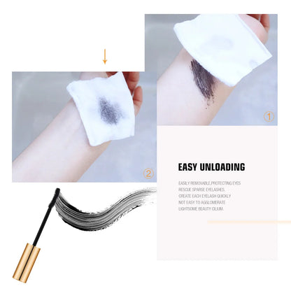 O.TWO.O 3D Fiber Thick Lengthening Mascara – Long Black Lash Eyelash Extension with Brush, Professional Eye Cosmetics