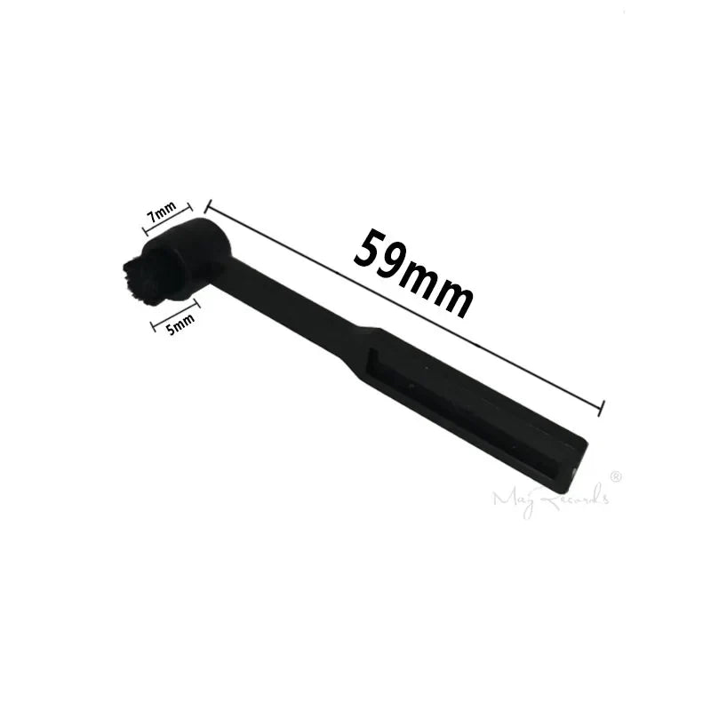 Stylus Brush & 10ml Needle Solution Cleaner – Carbon Fiber Brush Record Player Cleaning Kit