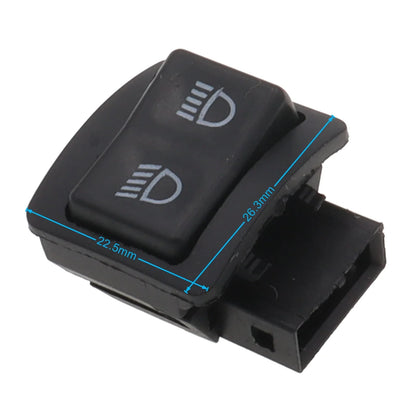 5Pcs Motorcycle Handlebar Switch Set – Headlight, Horn, Turn Signal & Starter Buttons for Scooter/Moped