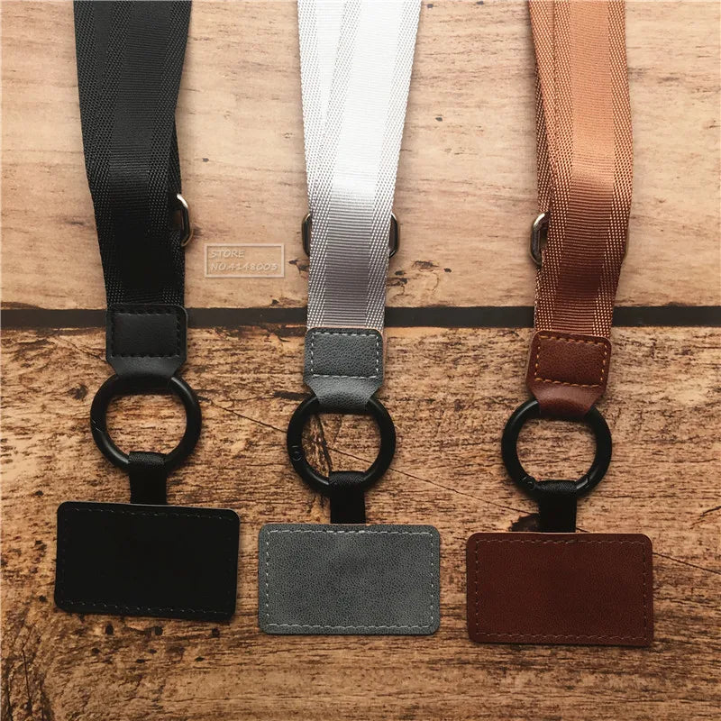 Polyester Adjustable Webbing Lanyard – Wrist & Neck Sling, Multifunctional Mobile Phone Rope with Gasket