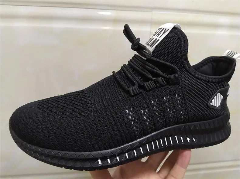 Fashion Sneakers for Men – Lightweight Casual Lace-Up Shoes, Breathable Walking Footwear