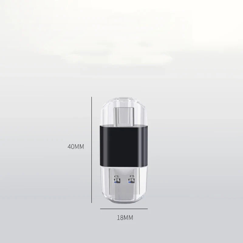 USB 2.0 Type-C Card Reader – SD, TF, MicroSD OTG Adapter for Huawei, Xiaomi, Android Phones & PC