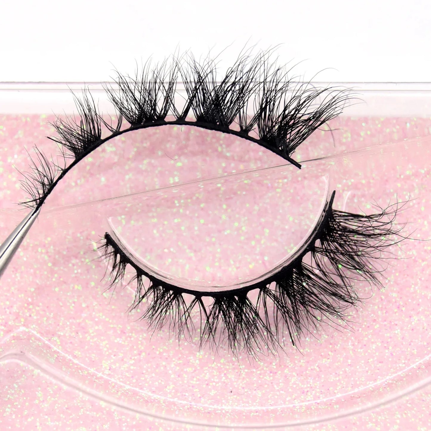 Visofree 13mm 3D Mink Eyelashes – Natural Long Handmade Cruelty-Free False Lashes for Makeup G04