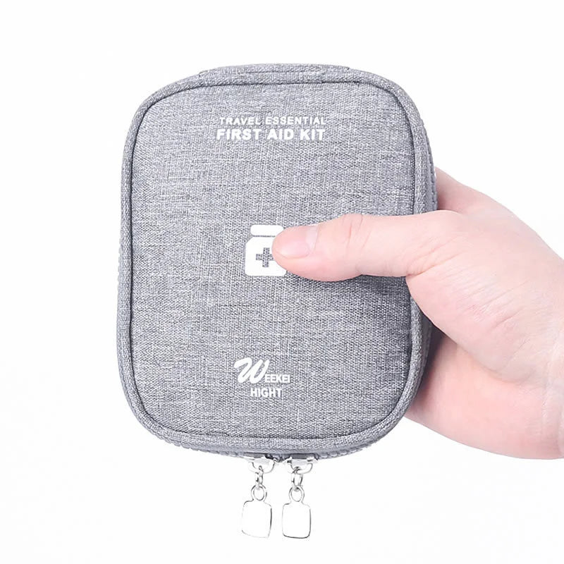 Mini Portable Medicine Storage Bag — Travel First Aid Organizer for Camping, Emergency, and Survival, Pill Case
