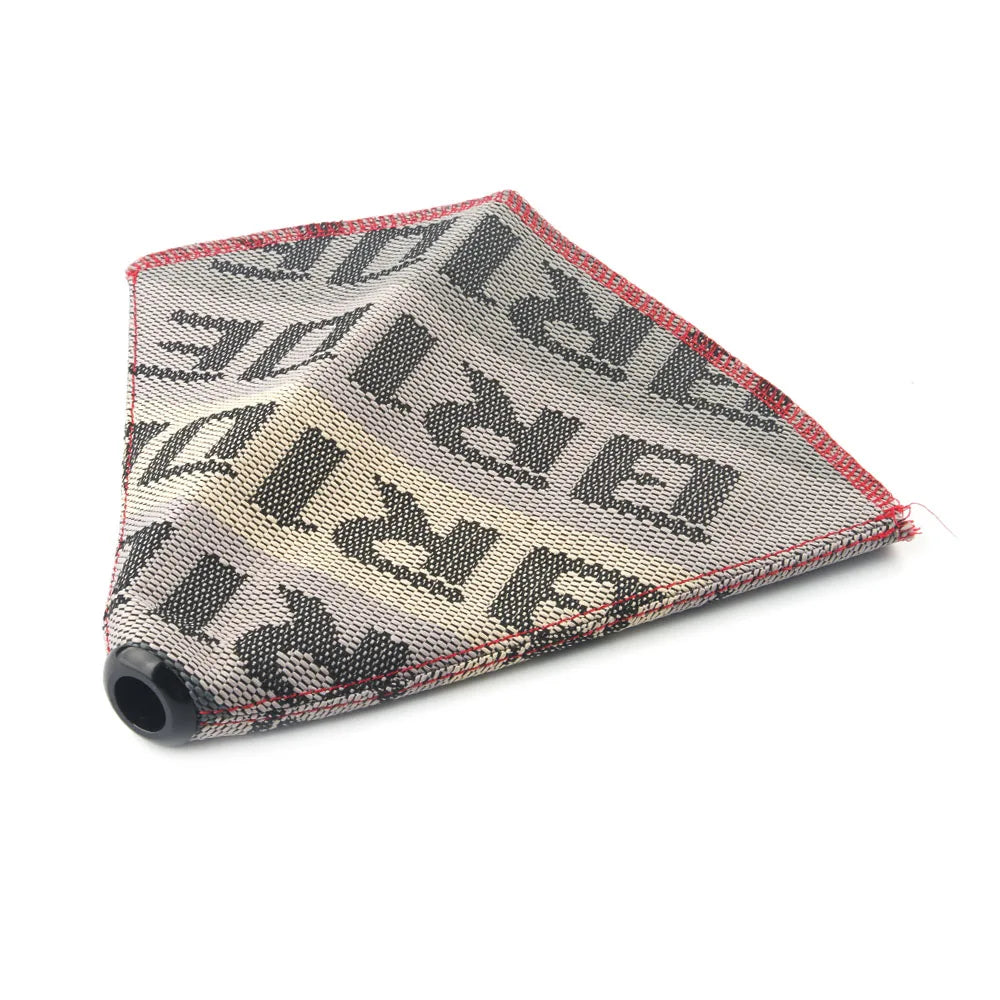 JDM Style Bride Canvas Shift Knob Boot Cover - Universal Racing Shift Lever Knob Collars, RS-SFN059