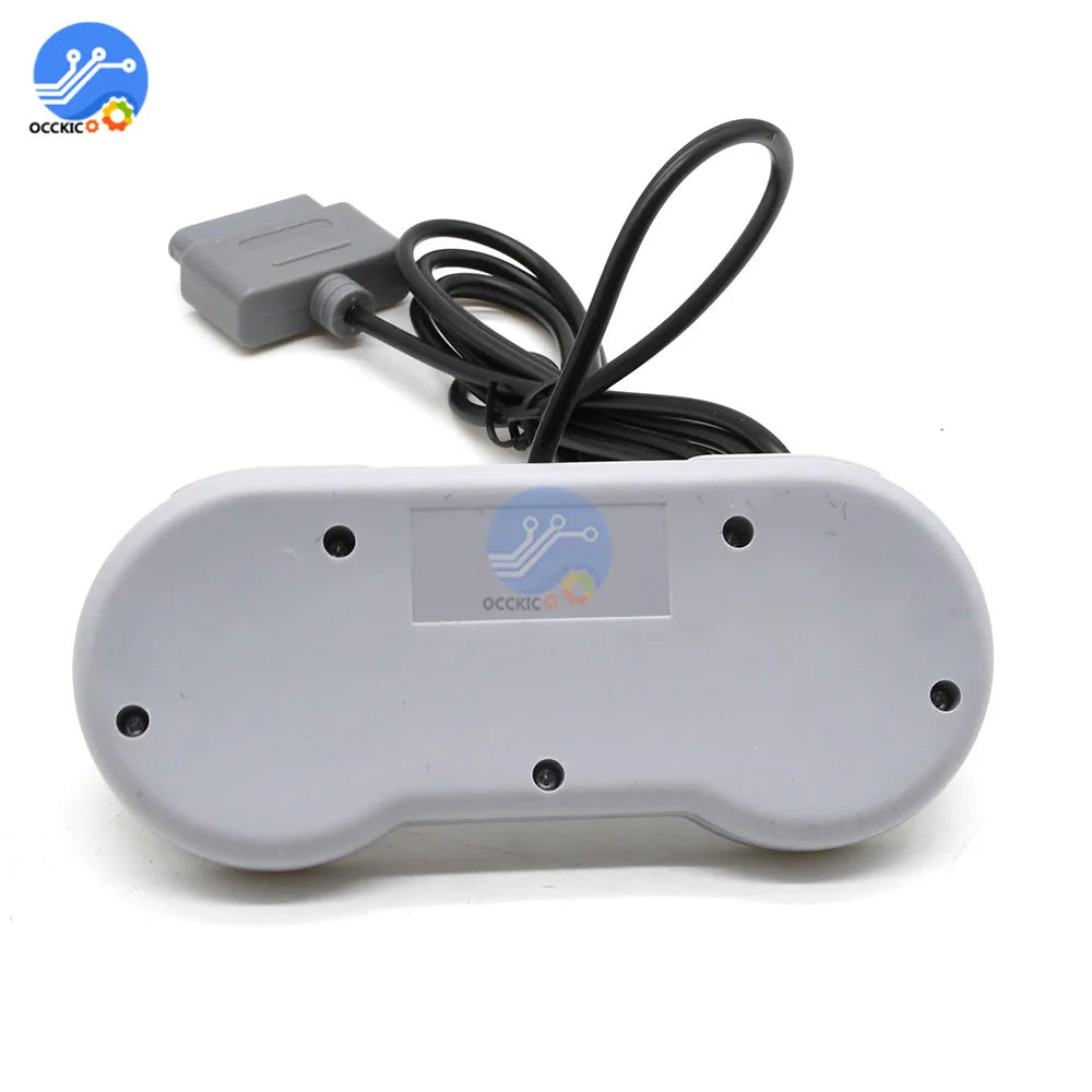 16-Bit SNES Game Controller – ABS Joystick Gamepad for Super Nintendo System Retro Console Gaming