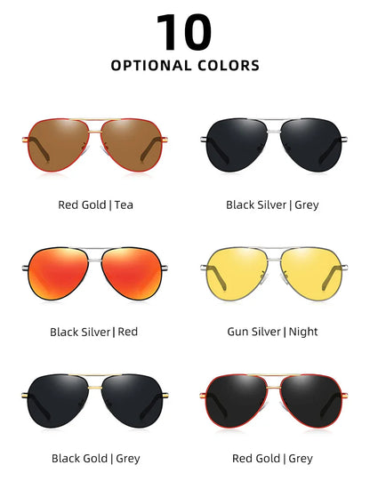 BARCUR Aluminum Vintage Polarized Sunglasses – Classic Men’s & Women’s Driving Shades, UV Protection Eyewear