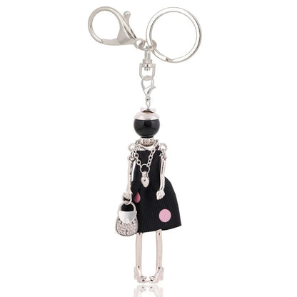 Trendy Women’s Metal Charm Keychain 2026 – Cute Statement Bag Pendant Jewelry Gift for Ladies