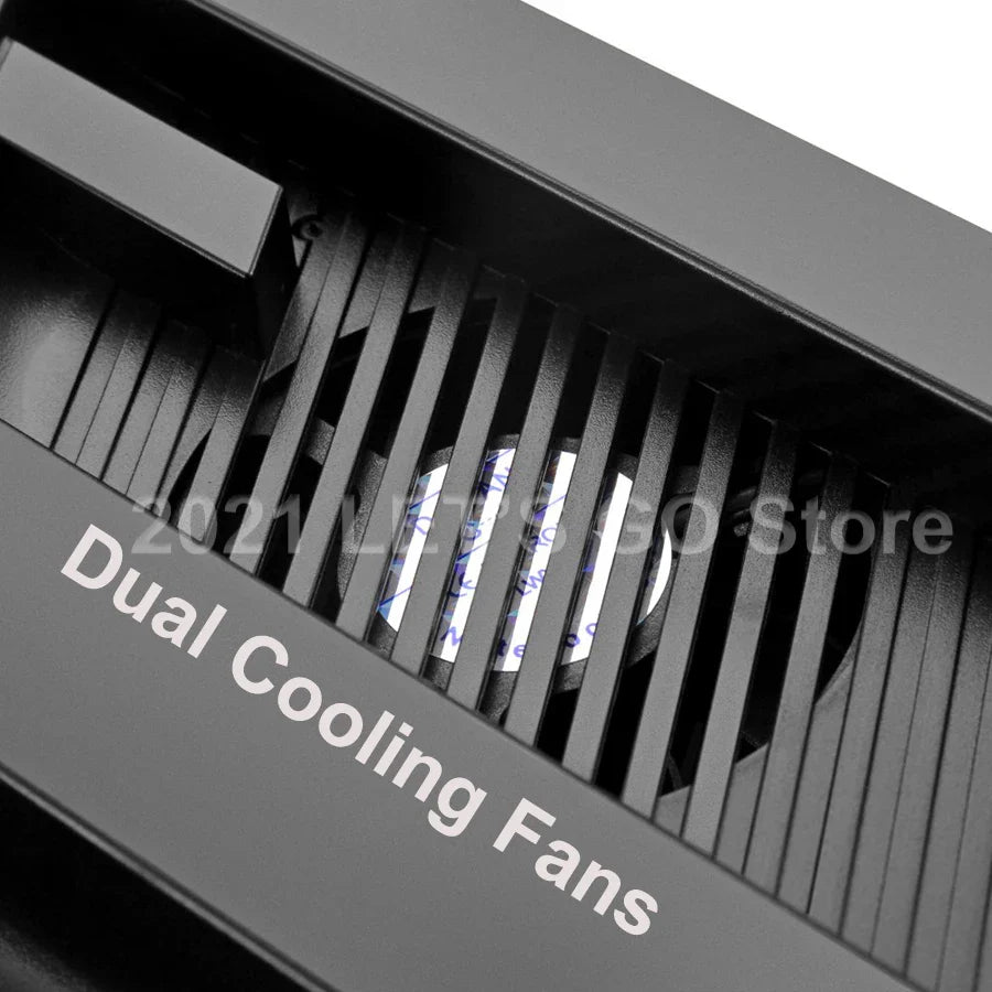 PS4 Slim Vertical Stand — Cooling Fan & Controller Charging Dock Station
