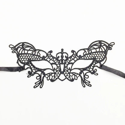 Sexy Lace Eye Mask for Women — Venetian Masquerade, Halloween & Carnival Half-Face Cosplay Party Mask