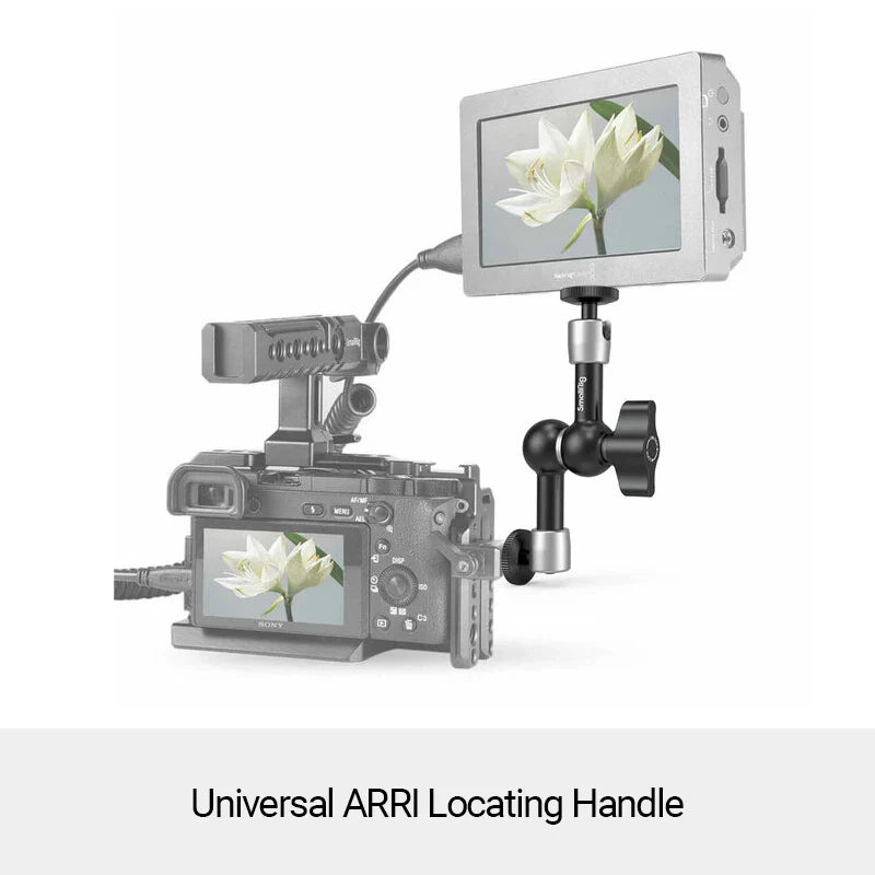 SmallRig 5.5" Articulating Magic Arm 2065B – Adjustable Friction Mount with 1/4" Screw for DSLR, LED Light & Monitor Accessories