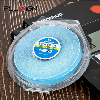 36 Yards Hair System Tape – Double-Sided No Shine Adhesive for Hair Extensions & Lace Front Wigs, Bonding & Replacement Tape