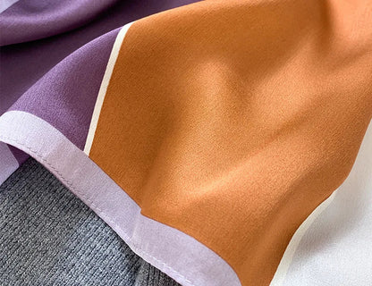 New 2024 Pashmina Scarf – 100% Mulberry Silk Small Shawl, Summer Beach Poncho, Women’s Hijab, Bandana & Kerchief 53x53cm