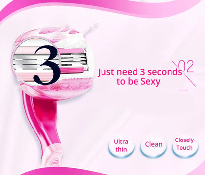 Gillette Venus Safety Razor for Women - 3/5 Blade Shaver for Face, Arms, Legs, and Hair Removal