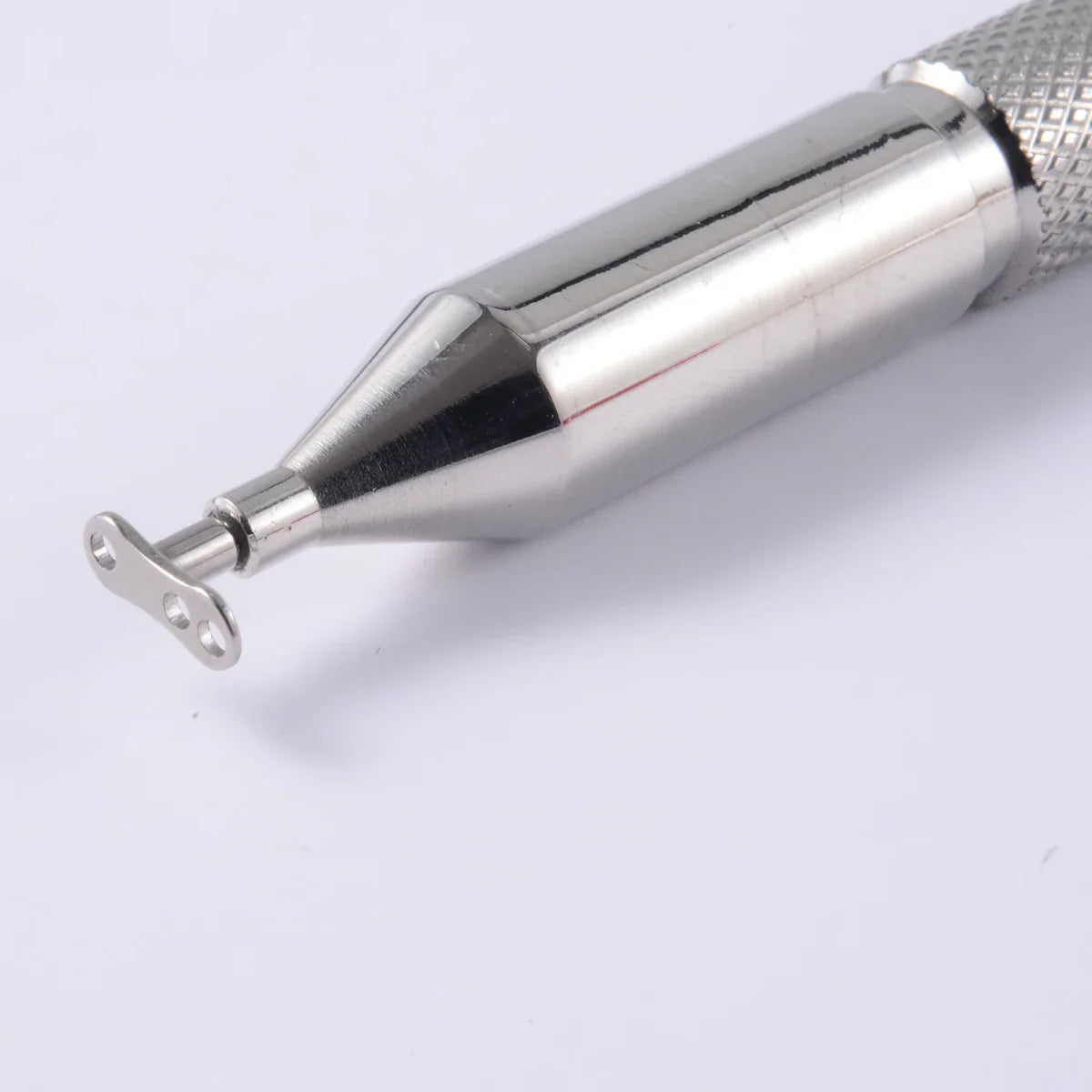 Professional Steel Dermal Anchor Insertion Taper Tool - Premier Grip for 16g Internally Threaded Piercing Jewelry