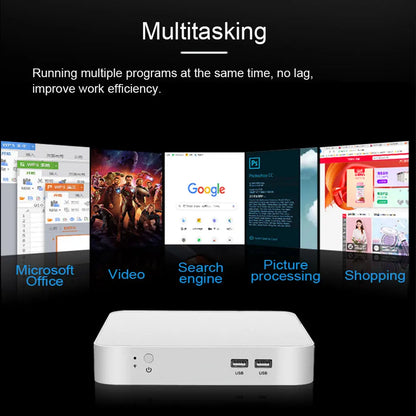 Intel Core i5 Mini PC - Compact Computer with HDMI, VGA, WiFi & USB Ports for Office Use