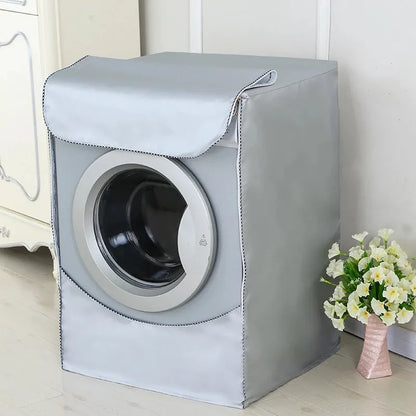 Polyester Waterproof Washer-Dryer Cover - Sunblock and Dust Protection for Front Load Washing Machines (4 Sizes)