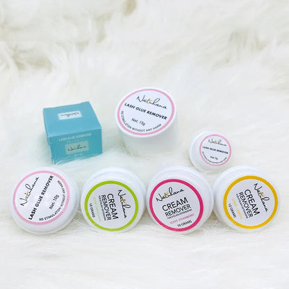 NATUHANA Eyelash Glue Remover - Quick Adhesive Unloading Cream for Eyelashes & Makeup Tools