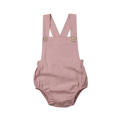 Newborn Baby Sleeveless Romper - Casual Summer One-Piece Jumpsuit for Boys & Girls