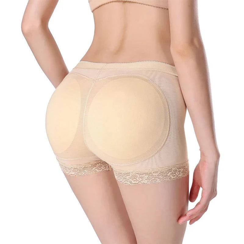 Women's Butt Lifter Panty: Padded Underwear for Fake Buttock Body Shaping - High Waist Tummy Control Hip Panties