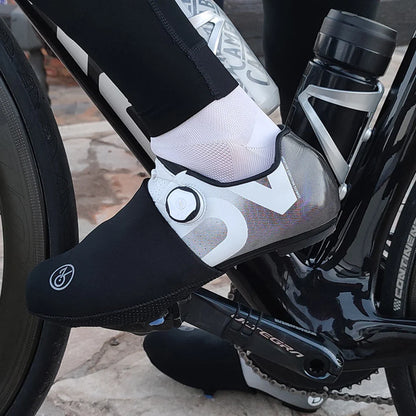 YKYKBIKE Winter Bicycle Toe Covers – Rainproof & Windproof Bike Shoe Covers for Cycling Overshoes & Road Booties