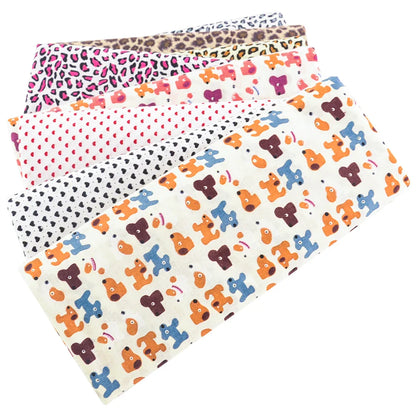 Teramila 7/8 Pcs Patchwork Quilt Fabrics Set - 30x30cm/25x25cm Cotton Sewing Cloth for Needlework and Handmade Projects