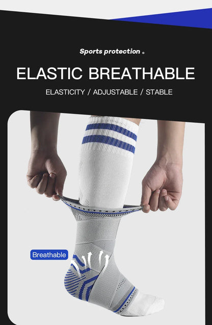 1/2 Pcs Breathable Ankle Support Compression Sleeve — Injury Recovery Joint Pain Sports Socks