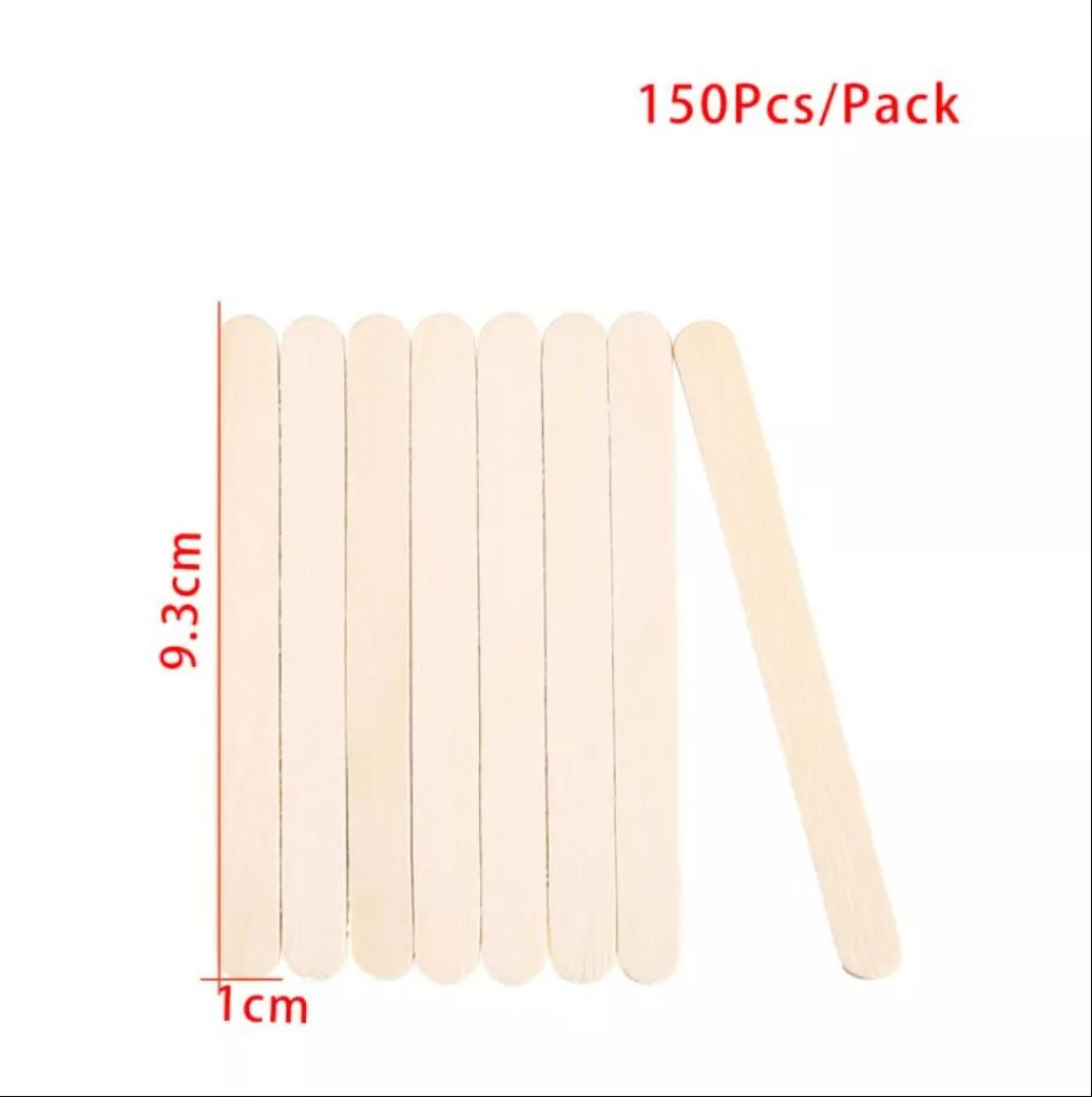 50/100/150PCS Resin Stirring & Popsicle Sticks – DIY Epoxy, Ice Cream, Wood Craft Tools
