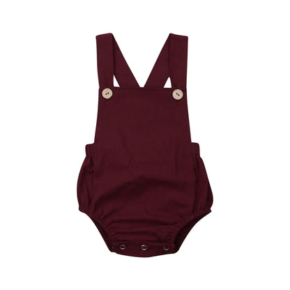 Newborn Baby Sleeveless Romper - Casual Summer One-Piece Jumpsuit for Boys & Girls