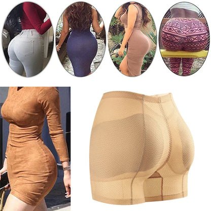 Butt Lifting Hip Enhancer Cushion – Padded Mesh Control Panties for Natural Curves