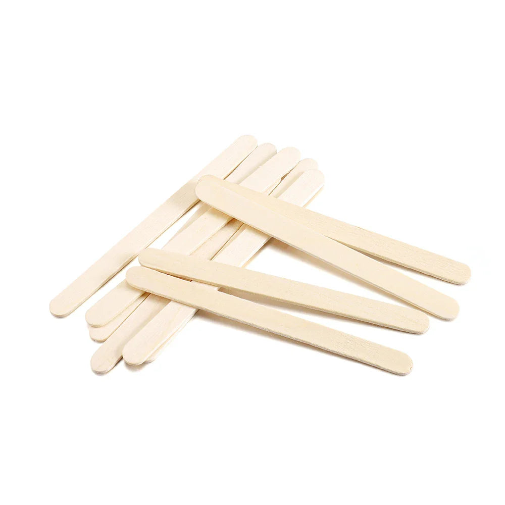 50/100/150PCS Resin Stirring & Popsicle Sticks – DIY Epoxy, Ice Cream, Wood Craft Tools